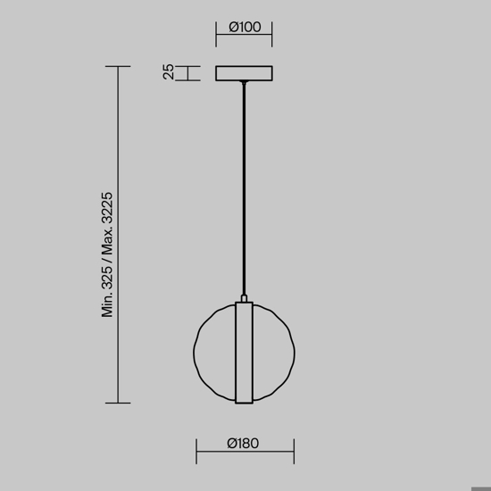 Maytoni misterio lampada a sospensione ultramoderna led 2700k