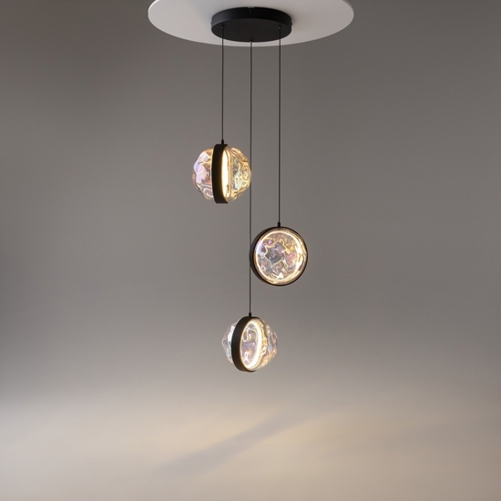 Maytoni misterio lampadario per cucina led 2700k 3 luci