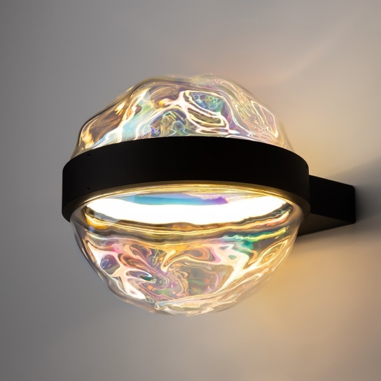 Maytoni misterio applique da parete moderna effetto bolla led 2700k