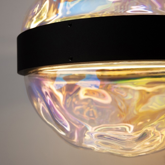 Maytoni misterio applique da parete moderna effetto bolla led 2700k