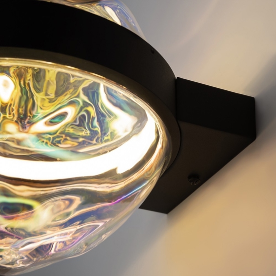 Maytoni misterio applique da parete moderna effetto bolla led 2700k