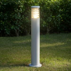 Tronco pt1 h80 bianco ideal lux lampione da giardino