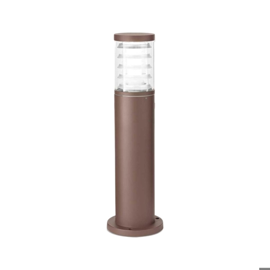 Lampioncino da esterno marrone tronco pt1 h40 coffee ideal lux