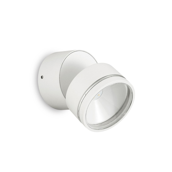 Omega ap round 4000k faretto per esterno bianco ideal lux