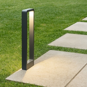 Lampione da giardino led 5w 3000k design moderno