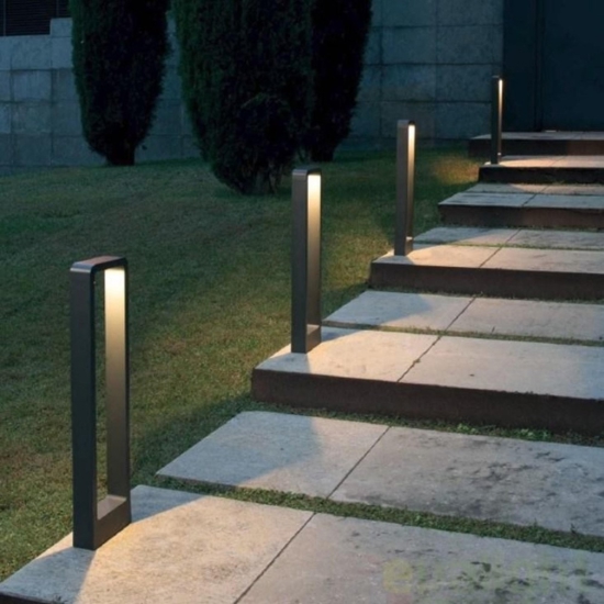 Lampione da giardino led 5w 3000k design moderno