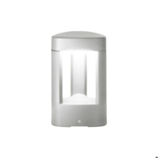 Lampioncino da giardino janet gea luce led grigio metallizzato