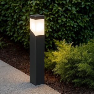 Gea luce sury lampione da giardino antracite moderno