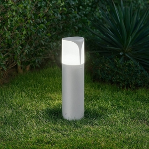 Gea luce lampioncino da giardino ip44 grigio h30 cm