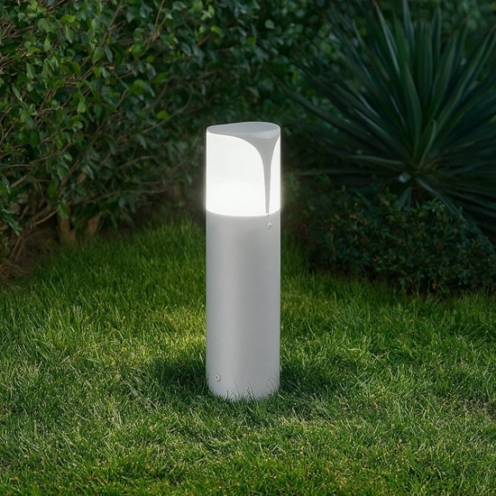 Gea luce lampioncino da giardino ip44 grigio h30 cm