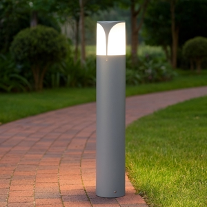 Gea luce lampioncino da giardino ip44 grigio h50 cm