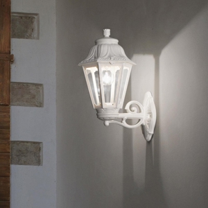 Ideal lux applique da esterno dafne ap1 big lanterna bianca