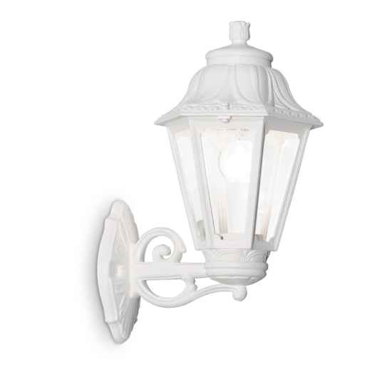 Ideal lux applique da esterno dafne ap1 big lanterna bianca