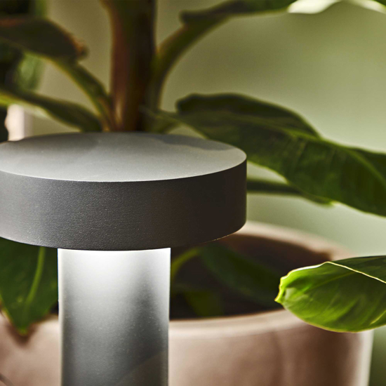 Tesla pt4 h80 paletto da giardino 80cm antracite ideal lux ip44