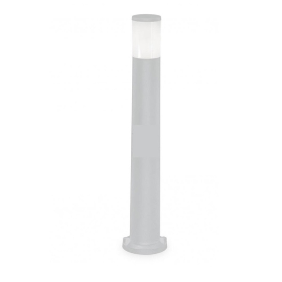 Atena pt1 bianco ideal lux lampione da giardino