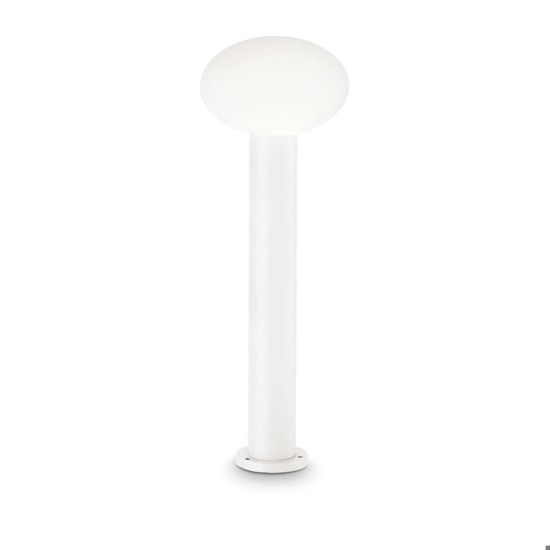 Clio mpt1 ideal lux lampione da giardino 60cm bianco
