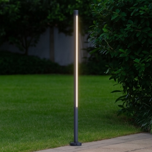 Lampione da giardino moderno jedi pt h120 ideal lux antracite led 19w 3000k