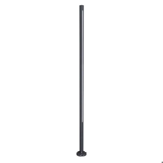 Ideal lux paletto luminoso da giardino antracite led 25w 3000k jedi pt h160
