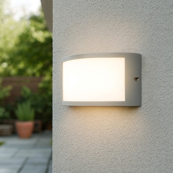 Rex-1 ap1 ideal lux applique da esterno grigio ip44