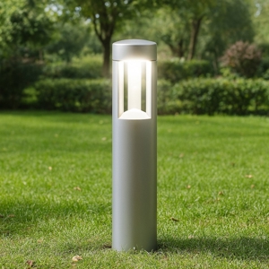 Lampione da giardino moderno grigio gea luce janet