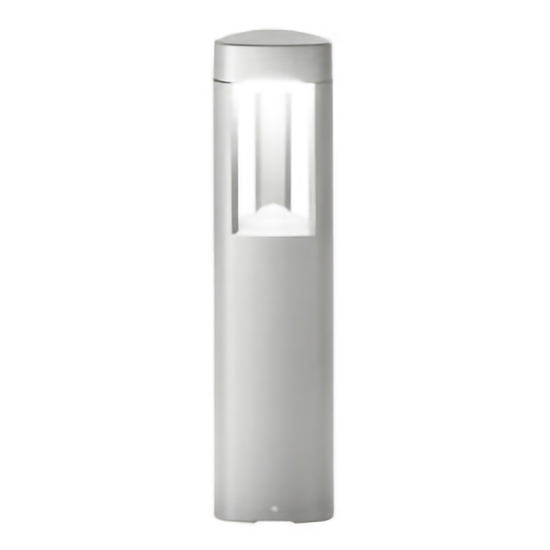 Lampione da giardino moderno grigio gea luce janet