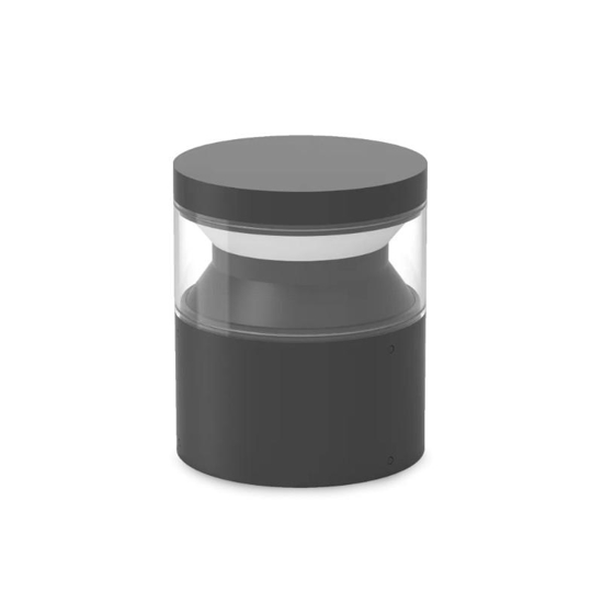 Boeing pt h015 ideal lux lampione basso nero led 14w 3000k