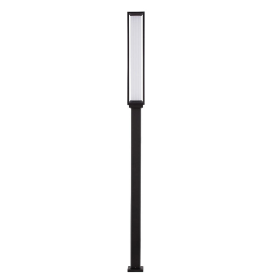 Lampione alto moderno per giardino led 16w 3000k antracite