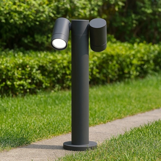 Lampioncino da esterno antracite gea luce luci orientabili
