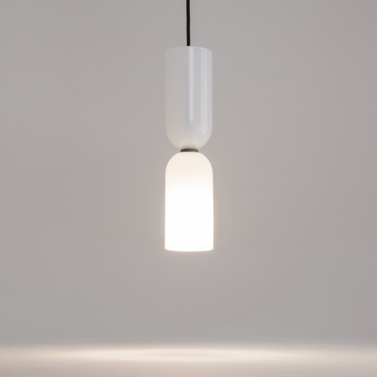 Maytoni memory lampada a sospensione bianca minimal per camera da letto