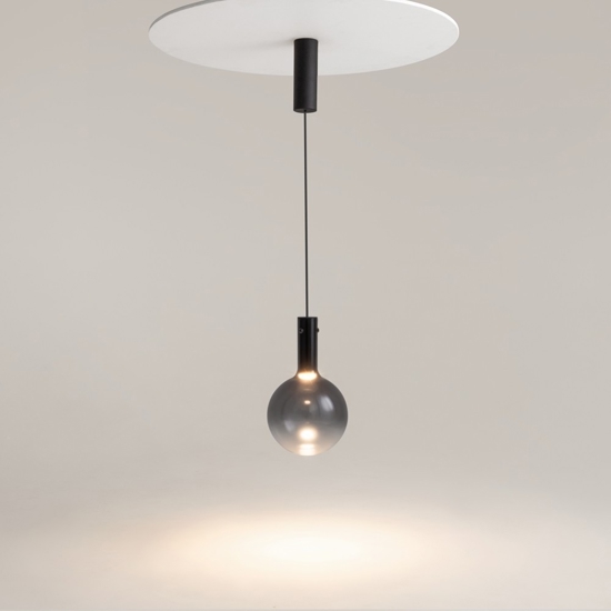 Maytoni nebula lampada a sospensione per isola cucina moderna led 3000k