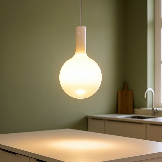 Maytoni nebula lampada a sospensione per cucina design minimal led 3000k