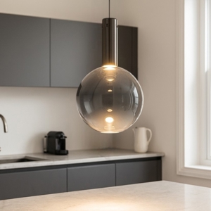 Maytoni nebula lampada a sospensione moderna sferica in vetro led 3000k