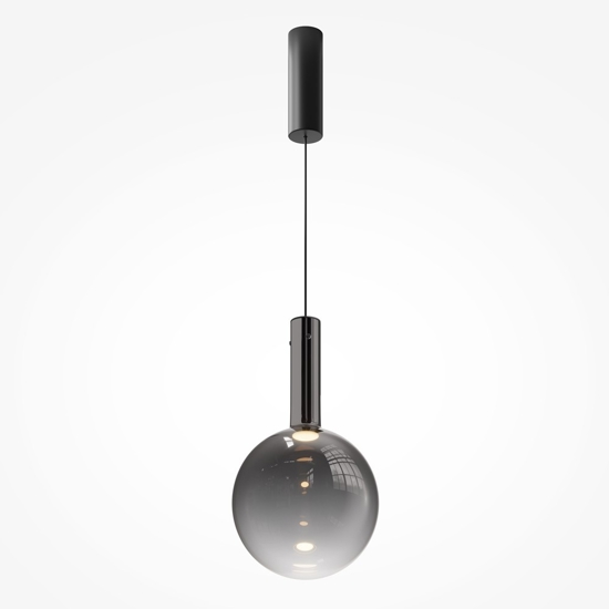 Maytoni nebula lampada a sospensione moderna sferica in vetro led 3000k