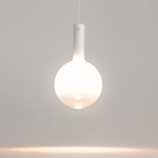 Maytoni nebula lampada a sospensione bianca per cucina led 3000k