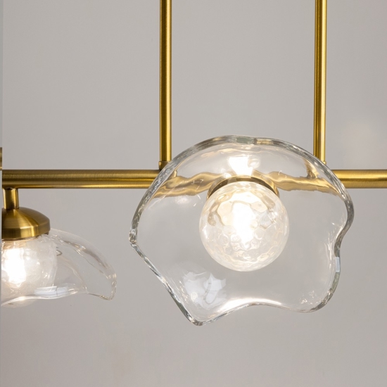 Maytoni miracle lampadario da cucina con portalampada in vetro