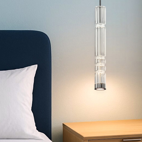 Maytoni ordo lampada a sospensione in vetro lavorato led 3000k