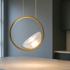 Maytoni lunare lampada a sospensione per cucina moderna led 3000k