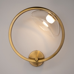 Maytoni lunare applique da parete tondo design minimal led 3000k