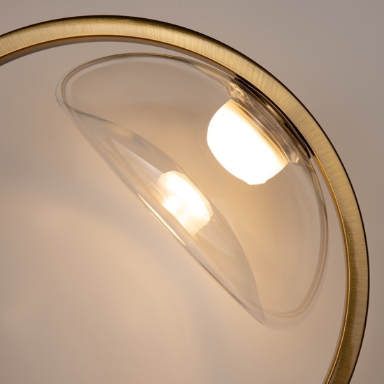 Maytoni lunare applique da parete tondo design minimal led 3000k