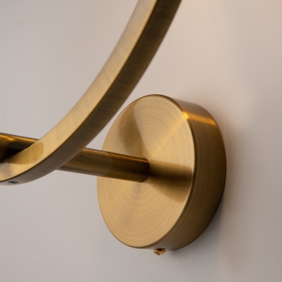 Maytoni lunare applique da parete tondo design minimal led 3000k