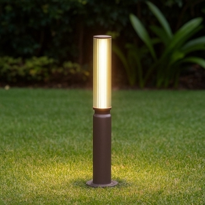 Maytoni lit lampione da giardino led 3000k ip65 marrone moderno
