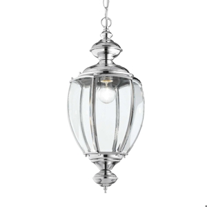 Ideal lux norma sp1 lampadario per cucina cromo vetro
