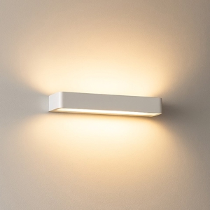 Linea light metal applique led 20w 3000k bianco moderna