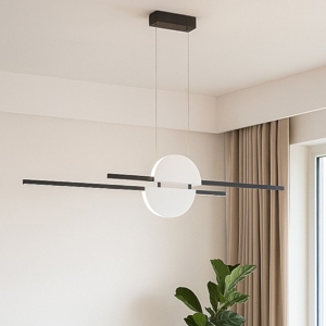 Maytoni skyline lampadario da cucina led 26w 4000k cavi regolabili