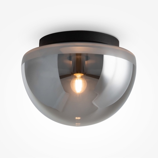 Maytoni glassy plafoniera moderna in vetro fume'