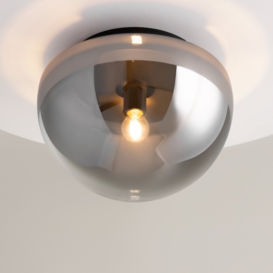 Maytoni glassy plafoniera moderna in vetro fume'