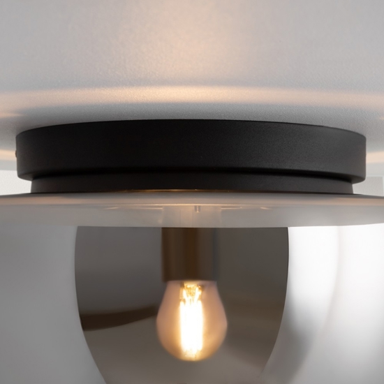 Maytoni glassy plafoniera moderna in vetro fume'