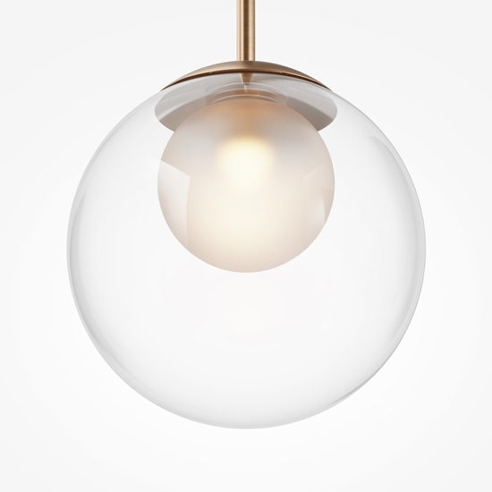 Maytoni basic form lampada a sospensione colore oro cavi regolabili