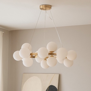 Maytoni dallas lampadario moderno colore oro in vetro