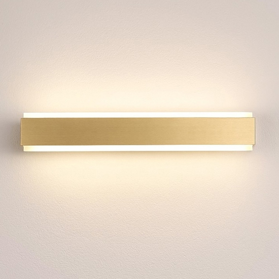 Top light bios applique oro a parete led 24w 3000k 4000k